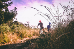 biking
